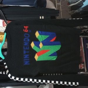 Nintendo 64 sweater official merch